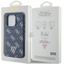 Guess GUHCP15XPG4GPB iPhone 15 Pro Max 6.7" niebieski/blue hardcase 4G Triangle Metal Logo