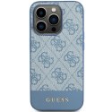 Guess GUHCP15LG4GLBL iPhone 15 Pro 6.1" niebieski/blue hardcase 4G Stripe Collection