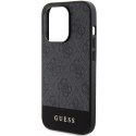 Guess GUHCP15LG4GLGR iPhone 15 Pro 6.1" szary/grey hardcase 4G Stripe Collection