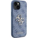 Guess GUHCP15S4GMGBL iPhone 15 / 14 / 13 6.1" niebieski/blue hardcase 4G Big Metal Logo