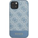Guess GUHCP15SG4GLBL iPhone 15 / 14 / 13 6.1" niebieski/blue hardcase 4G Stripe Collection