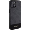 Guess GUHCP15SG4GLGR iPhone 15 / 14 / 13 6.1" szary/grey hardcase 4G Stripe Collection