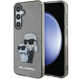 Karl Lagerfeld KLHCS24SHNKCTGK S24 S921 czarny/black hardcase Glitter Karl&Choupette