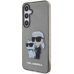 Karl Lagerfeld KLHCS24SHNKCTGK S24 S921 czarny/black hardcase Glitter Karl&Choupette