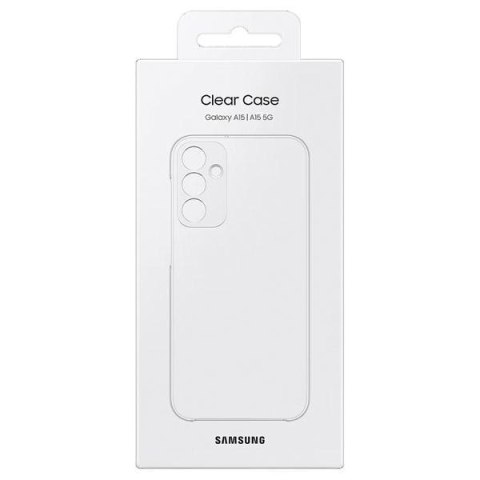 Etui Samsung EF-QA156CTEGWW A15 A156 przezroczysty/transparent Clear Cover