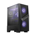 MSI MAG FORGE 100M Obudowa PC, Mid-Tower, USB 3.2, Czarny MSI | MAG FORGE 100M | Czarny | ATX | Zasilacz w zestawie Nie