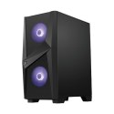 MSI MAG FORGE 100M Obudowa PC, Mid-Tower, USB 3.2, Czarny MSI | MAG FORGE 100M | Czarny | ATX | Zasilacz w zestawie Nie