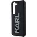 Karl Lagerfeld KLHCS23M3DMBKCK S23+ S916 czarny/black hardcase 3D Rubber Glitter Logo