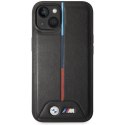 BMW BMHCP15S22PVTK iPhone 15 / 14 / 13 6.1" czarny/black hardcase M Quilted Tricolor