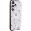 Guess GUHCS24SPG4GPH S24 S921 biały/white hardcase 4G Triangle