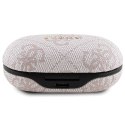Guess słuchawki Bluetooth GUTWSP4EGP TWS + stacja dokująca ENC różowy/pink 4G Metal