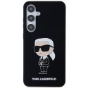 Karl Lagerfeld KLHCS24MSNIKBCK S24+ S926 hardcase czarny/black Silicone Ikonik