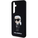 Karl Lagerfeld KLHCS24MSNIKBCK S24+ S926 hardcase czarny/black Silicone Ikonik