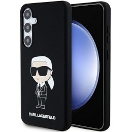 Karl Lagerfeld KLHCS24SSNIKBCK S24 S921 hardcase czarny/black Silicone Ikonik