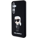 Karl Lagerfeld KLHCS24SSNIKBCK S24 S921 hardcase czarny/black Silicone Ikonik