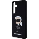 Karl Lagerfeld KLHCS24SSNIKBCK S24 S921 hardcase czarny/black Silicone Ikonik