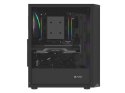 Obudowa Fury Shobo SH4F RGB Midi Tower z oknem Czarna