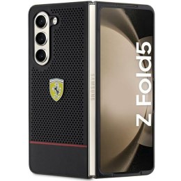 Ferrari FEHCZFD5PSEK Z Fold5 F946 czarny/black hardcase Perforated Line