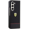 Ferrari FEHCZFD5PSEK Z Fold5 F946 czarny/black hardcase Perforated Line