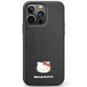 Hello Kitty HKHCZF5PGHDLMK Z Flip5 F731 czarny/black hardcase Metal Logo Kitty Head