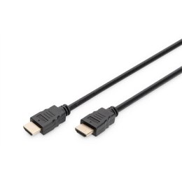 Kabel HDMI Typu A Męski na Męskim Złączu 19 Pinów, 3 m, Czarny