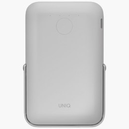 UNIQ Powerbank Hoveo 5000mAh USB-C 20W PD Fast charge Wireless Magnetic jasnoszary/chalk grey