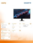 Monitor 27 cali GS27Q IPS QHD HDMI DP 165HZ