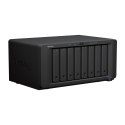 NAS Synology DS1823xs+; Tower; 8x (3.5" SATA HDD/2.5" SATA SSD); AMD Ryzen V1780B, 8 GB DDR4 ECC SODIMM (max. 32GB), 2x 1GbE RJ-