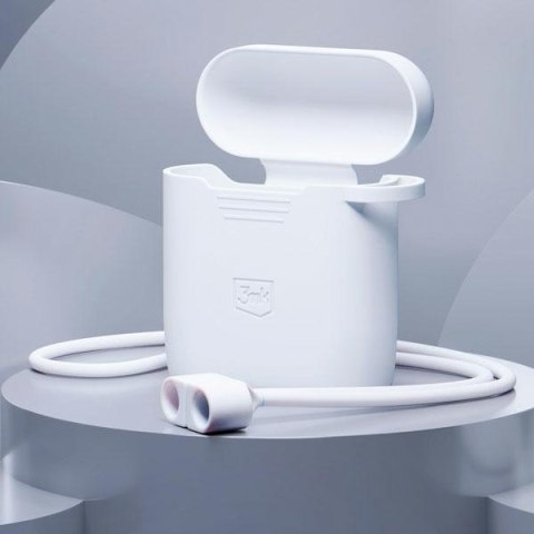 3MK Silicon Case AirPods 2nd gen + karabińczyk