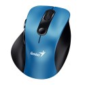 Myš bezdrátová, Genius Ergo 9000S, černo-modrá, optická, 2400DPI