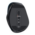 Myš bezdrátová, Genius Ergo 9000S, černo-modrá, optická, 2400DPI