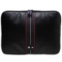 BMW Sleeve BMCS14COMSCAKR 14" czarny/black Carbon Red Stripes