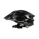 Dunlop - Kask rowerowy regulowany MTB r. M 55-58 cm (czarny)