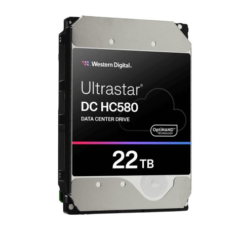 Dysk serwerowy HDD Western Digital Ultrastar DC HC580 WUH722422ALE6L4 (22 TB; 3.5"; SATA)