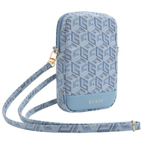 Guess Torebka GUWBZPGCSPGB niebieski/blue Zip GCube Bottom Stripe