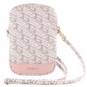 Guess Torebka GUWBZPGCSPGP różowy/pink Zip GCube Bottom Stripe