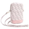 Guess Torebka GUWBZPGCSPGP różowy/pink Zip GCube Bottom Stripe