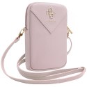 Guess Torebka GUWBZPGSTEGP różowy/pink Zip Triangle 4G
