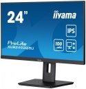 Monitor 23.8 cala ProLite XUB2492QSU-B1 IPS,QHD,USB-C,100Hz,3xUSB(3.2),HDMI,DP 300cd/m2,FreeSync,2x2W,HAS(150mm),PIVOT