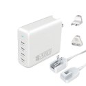 4smarts Ładowarka sieciowa 200W GaN Flex Pro 4xUSB-C biała/white 544200