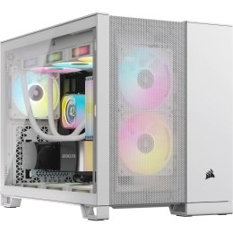 Obudowa Corsair 2500D Airflow Micro-ATX, szkło hartowane - biała