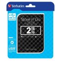 Verbatim zewnętrzny dysk twardy, Store N Go, 2.5", USB 3.0 (3.2 Gen 1), 2TB, 53195, czarny