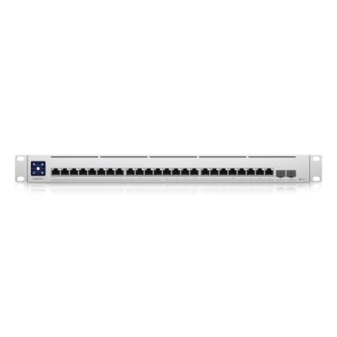 Ubiquiti Switch UniFi 24xRJ45 10G/2xSFP28 25G zarządzany 19" do montażu w szafie rack, ekran dotykowy 1,3"