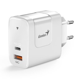 Genius Zasilacz / sieciowy adapter 65W, 2-portowy, USB-C, USB-A