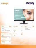 Monitor 23.8 cala GW2490 LED 5ms/IPS/100Hz/HDMI/czarny