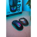 Marvo Mysz Fit Pro G1, 19000DPI, 2.4 [GHz], optyczna, 7kl., bezprzewodowa, szara, wbudowany akumulator, podświetlenie RGB