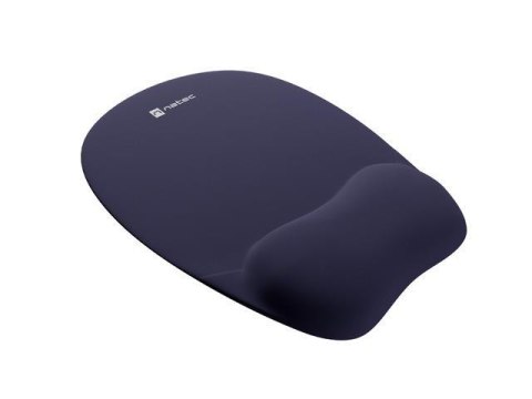 Podkładka pod mysz Natec Chipmunk Memory Foam ergonomiczna żelowa granatowa