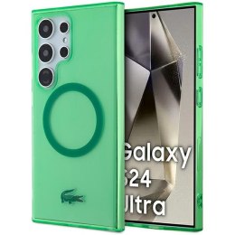 Lacoste LCHMS24LULON S24 Ultra S928 zielony/green hardcase Transparent MagSafe