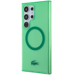 Lacoste LCHMS24LULON S24 Ultra S928 zielony/green hardcase Transparent MagSafe