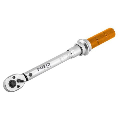 Klucz dynamometryczny 1/4 25 Nm ustawienie momentu obrotowego 5-25Nm, stal, 250mm, NEO TOOLS